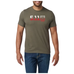 5.11 t-shirt POLAND 5.11&#174; FILL TEE - Ranger Green