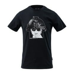 DIRECT ACTION T-shirt DA ART NVG - Cotton - Black