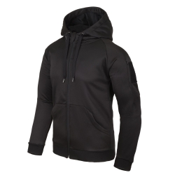 Bluza URBAN TACTICAL HOODIE (FullZip)® - Czarny