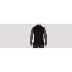 Alpha Industries Longsleeve Black Grey Black 176531-308